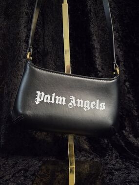 Palm Angels Giorgina Mini Bag Black Leather Crossbody NWT Sold Out Rare